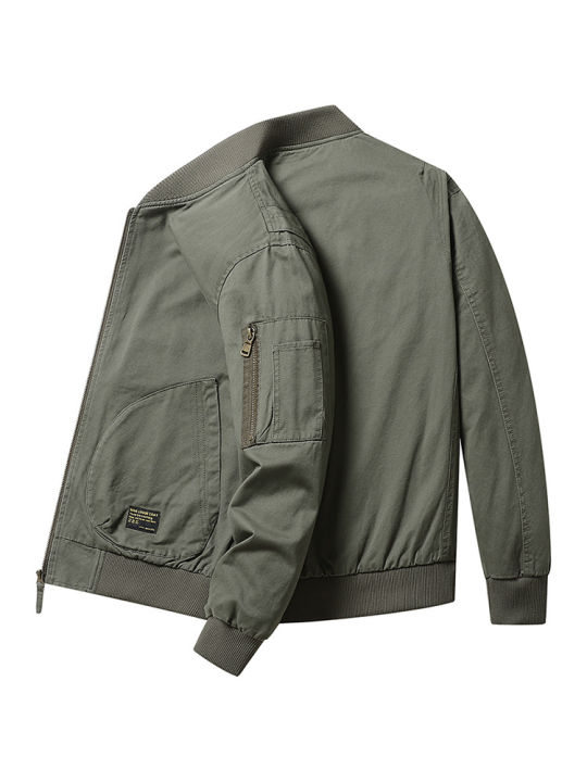 %E3%80%90Solo%20Yolo%E3%80%91Pilot%20Pure%20Cotton%20Coat%20Men's%20Spring%20and%20Autumn%20Loose%20plus%20Size%20Top%20Leisure%20Cargo%20Baseball%20Collar%20Men's%20Functional%20Jacket%20-%20Image%204