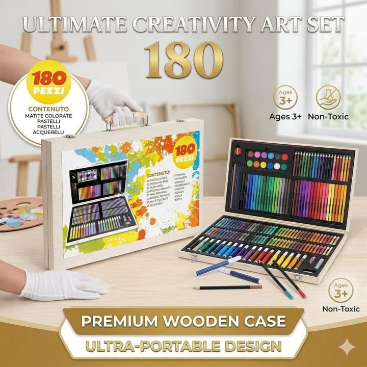 100%25%20ORGINAL145%20Colourbox%20Set%20-Unicorn%20Color%20Box%20with%20Multiple%20Coloring%20Kit,%20Professional%20Drawing%20Color%20Pencils,%20,%20Water%20Colors%20and%20Acrylict%20Craft%20-%20Multicolor%20(BIG%20COLOR%20SET)%20Unicorn%20Design%20145%20pcs%20Art%20set%20Aluminum%20Case%20Painting%20Pen%20Stationery%20Set%20-%20Image%205
