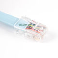 FTDI USB Console Cable RJ45 Cat5 Ethernet to Rs232 DB9 COM Port Serial Female Rollover Routers Network Adapter Cable Blue 6Ft.