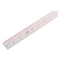 40cm 16 Inches Length Measure Clear Plastic Straight Edge Ruler.