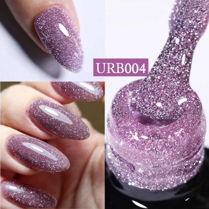 UR%20SUGAR%207ml%20Rose%20Gold%20Reflective%20Glitter%20Rubber%20Base%20Gel%20Nail%20Polish%20Sparkling%20Glowing%20Semi%20Permanent%20Nail%20Art%20UV%20Gel%20-%20Image%204