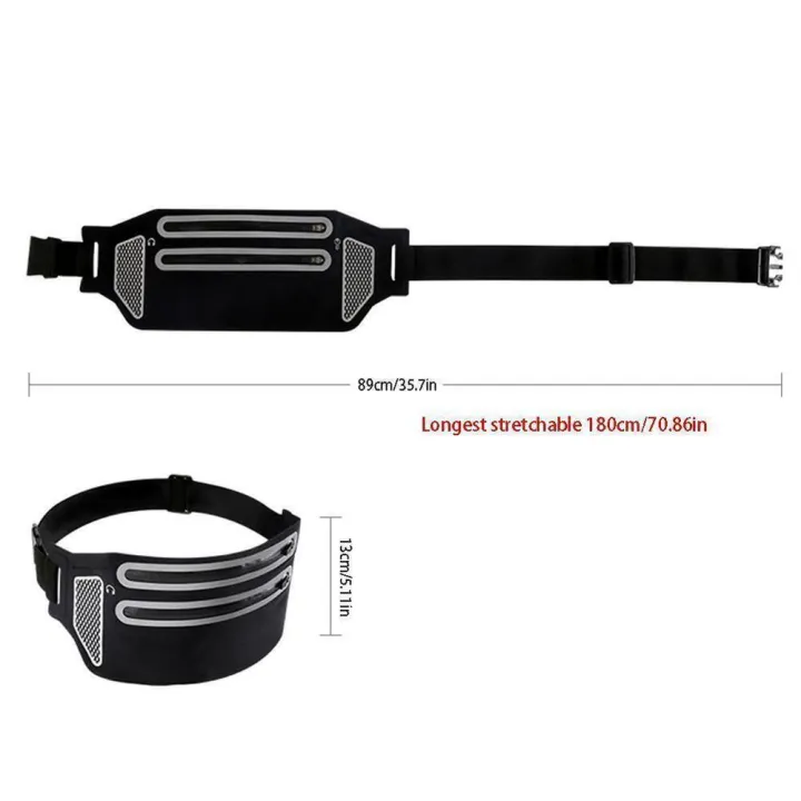 Slimline%20Running%20Belt%20Sweat-proof%20Waist%20Bag%20Ultra-thin%20Voltage%20Pocket%20Elastic%20Lycra%20Pocket%20Invisible%20Fitness%20Belt%20-%20Image%205