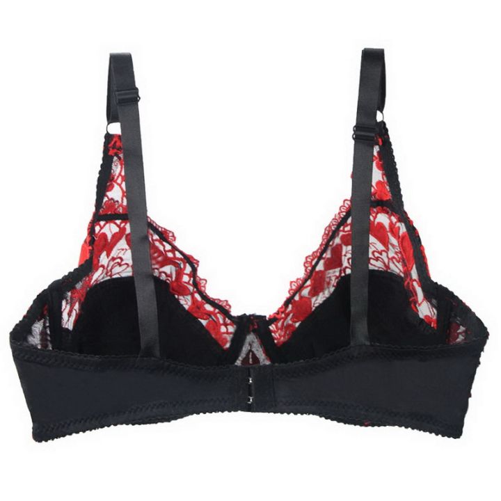 Plus%20Size%20Bra%20Bralette%20Female%20Bras%20Lingerie%20Brassiere%20Underwire%20Women's%20Bras%20Crop%20Top%20Underwear%20Push%20Up%20Strap%20BH%20Lace%20-%20Image%204