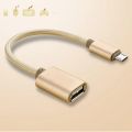 braid micro USB to OTG USB 2.0 Adapter Cord For micro OTG V8 Android leTV Huawei oppo vivo Tablet PC samsung Smartphone. 