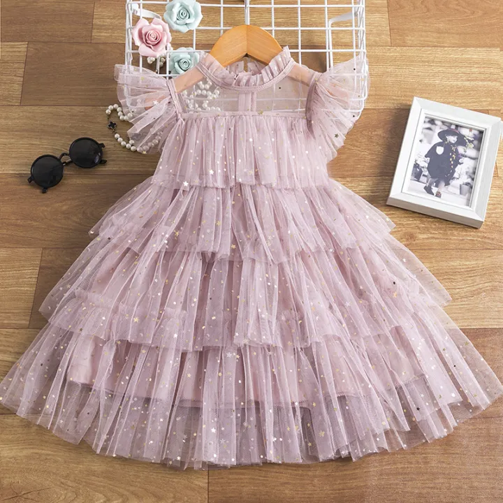 Little%20Girls%20Party%20Dress%20for%20Flying%20Sleeve%20Children%20Christmas%20Clothes%202024%20New%20Flower%20Girl%20Birthday%20Princess%20Dress%20for%203-8Y%20Kids%20-%20Image%203