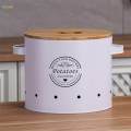 Potato Onion Garlic Pots Food Storage Container Tins Breathable Metal Box. 