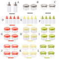 1Set Spices Bottle Mini Sauce Bottle Seasoning Box Spice Jar Sauce SqueezeBottle. 