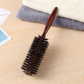 Round Hair Brush Anti-static Hair Styling Brush Anti Slip Handle Detangling Hair Brush Boar Bristle Hair Brush for Men Women. 