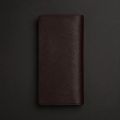 Zays Premium Eco-Friendly Leather Long Wallet for Men, Handmade Slim Compact Wallet 7.4 x 3.7 x 1 Inch, 7 Card Slots, ID Slot, Cash Compartment, 2 Mobile Compartments, Fits Large Smartphones, Luxury Gift Box.