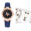 The New Women's Bracelet Watch Is A Stylish Simple Butterfly Five-piece Watch Set Qoddess.