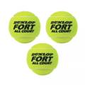 Dunlop Fort  Tennis Ball for All Court - 3 Pieces. 