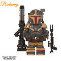 Ready Stock Wm6094 Heavy Infantry Mandalorian Star Wars Minifigures Building Blocks Assembled Kids Toys. 