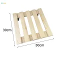 Plant Stand Roller Flower Plant Pot Holder 30x30cm Wooden Anti Scratch Planter Tray Planter Stand Base for Room Home Patio Heavy Trash Cans.. 