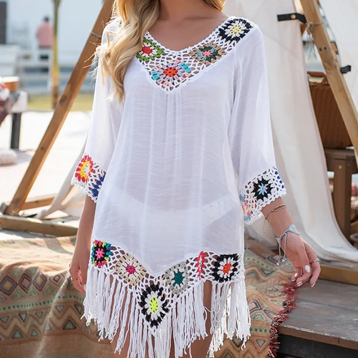 Swimsuit%20Cover%20Ups%20for%20Swimwear%20Women%20Beach%20Tunic%20Dress%20Cotton%20Summer%20Cover%20Up%202023%20Pareo%20Coverups%20Black%20Kimono%20Tunics%20Cover-ups%20-%20Image%205