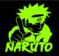 Naruto sticker for bike. 