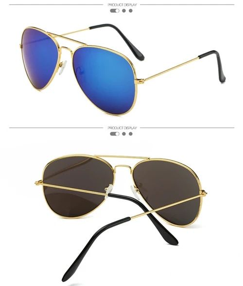 【beauty code store】3026 Goggles Lunette De Soleil Aviation Designer Pilot Sunglasses Metal Frame Glasses Women 3025 Cheap Fashion