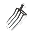 Gardening Pitchfork, Metal Large Fork Gardening Tool with 4 Gardening Claws for Compost, Horses, Hay Mulching Fork Easy to Use. 