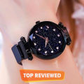Magnetic Watch For Girls Golden Colure - Watch For Women - Watch For Women. 