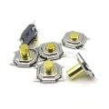 20PCS Tact Switch 4x4x1.5/1.7/2/2.5/3/3.5/4.3mm 4Pin Copper Head Fretting Key Waterproof Mini Toggle Push Button 4*4*1.5mm. 