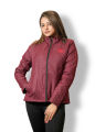 Shohure Maroon color Double part air proof Ladies jacket. 