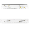 Marine Parallel Ruler Clear Scales, 450MM, Nautical Charts Parallel. 