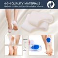 6Pairs Heel Cups,Plantar Fasciitis Inserts Pads,Gel Heel Cushion, Silicone Heel Protectors,Great for Plantar Fasciitis.