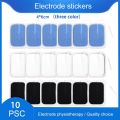 Self Adhesive Gel Electrode Pad Non-woven EMS Electrode Pads 2.0mm Plug Electrodes Physiotherapy Slimming Massager Patch. 