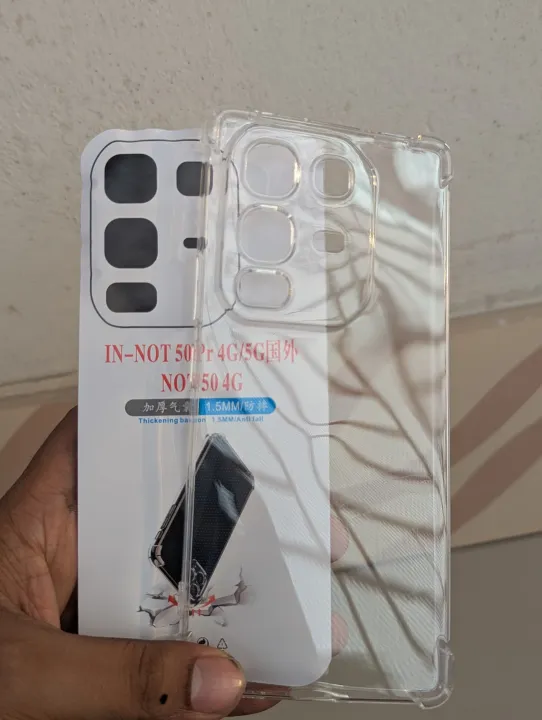 Infinix%20Note%2050%20Pro%204G/Note%2050%204G%20Premium%20Silicone%20Case%20Crystal%20Clear%20Soft%20TPU%20Ultra-Thin%20Transparent%20Flexible%20Protective%20Mobile%20Phone%20Back%20Cover%20-%20Image%203