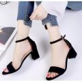 Fashionable Box Balance Heel shoes for Women - Black shoes for ladies - ladies shoes - ladies footwea.