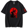 Berserk剑风传奇红月格斯Guts影子套头T恤薄款男女短袖Tshirt跨境. 