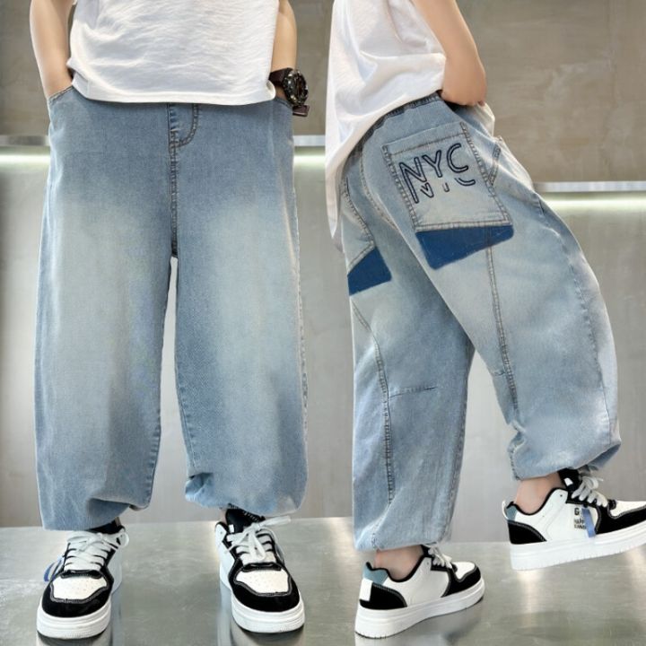 Kids%20Boys%20Jeans%20Pants%20Summer%20Korean%20Fashion%20Children's%20Clothing%20Loose%20Trousers%20Boys%20Denim%20Trousers%20for%20Teen%20Boys%20Outfits%20Trendy%20-%20Image%203
