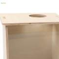 Hamster Digging Box Hamster Sand Bath Box Bed Visible Playing Hideout Rest Hutch Bathroom Sand Bath Container for Gerbils Chinchillas Mice , 20cmx16cmx18cm. 
