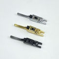 6 Pcs Metal Guitar Locked String Saddles Electric Guitar Replacement Tremolo Bridge Locked String Saddle.
