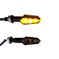 Double side mini indicator for motorcycle or universal double side turn signal light.