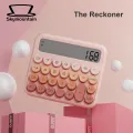 Mechanical Keyboard Calculator Retro Design Mechanical Switch Calculator Fast Accurate Typing Large Buttons Lcd Display Ideal Office Supply for Southeast Asian Buyers Clear Sound Calculator. 