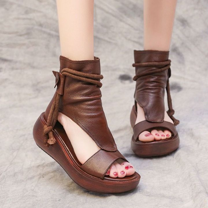 Women's%20Roman%20Shoes%20Summer%20Casual%20Stylish2022New%20High-Top%20Height%20Increasing%20Wedge%20Sandal%20Boots%20Soft%20Leather%20Platform%20Peep%20Toe%20Sandals%20-%20Image%206