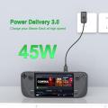 [Lowest price] USB Fast Charger For Steam Deck Power Adapter 45W Type C Fast Charging for Laptop Mobile Phone Power Charger. 