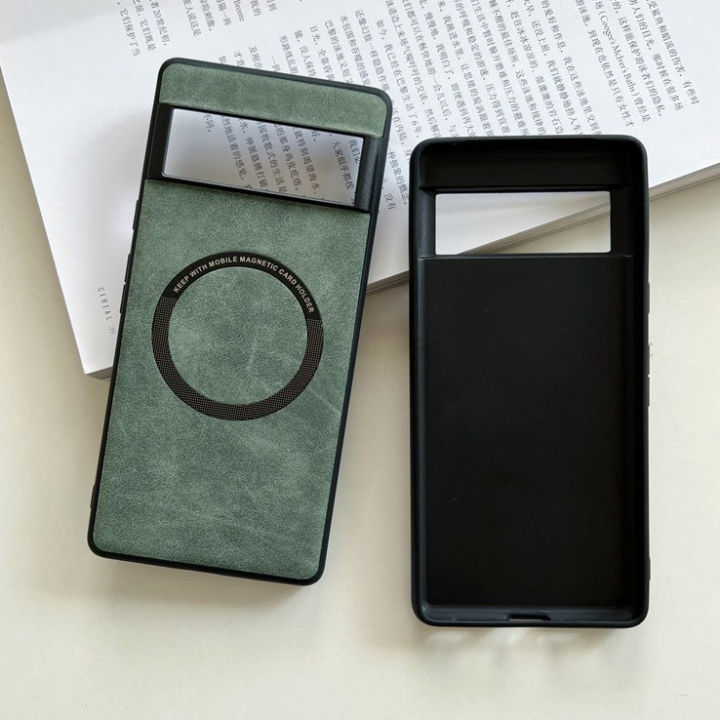 Luxury%20Magsafe%20Soft%20Leather%20Case%20For%20Google%20Pixel%207%208%20Pro%206%20XL%207A%206A%20Magnetic%20Wireless%20Charging%20Skin%20Feel%20Shockproof%20Back%20Cover%20-%20Image%203