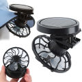Cooling Cell Fan Outdoor Mini Solar Fan New Clip-on Solar Power Energy Summer Camping Hiking Fishing Home Clip Cap Fan 1Pcs.