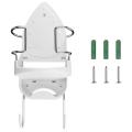 Iron Board Hanger Wall Electric Iron Holder with Removable Hooks -2.