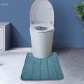 Absorbent Bath Mat Non Slip Toilet Pedestal Rug for Laundry Room Bathroom Carpet.