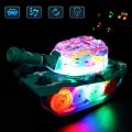 Transparent Gear, 3D Light And Music System Battery Operated Toy Tank. 