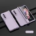 Phone Case For Samsung Galaxy Z Fold 6 5 4 3 5G With Pen Slot Holder For S Pen Hinge Plastic Cover With Front Screen Glass. 
