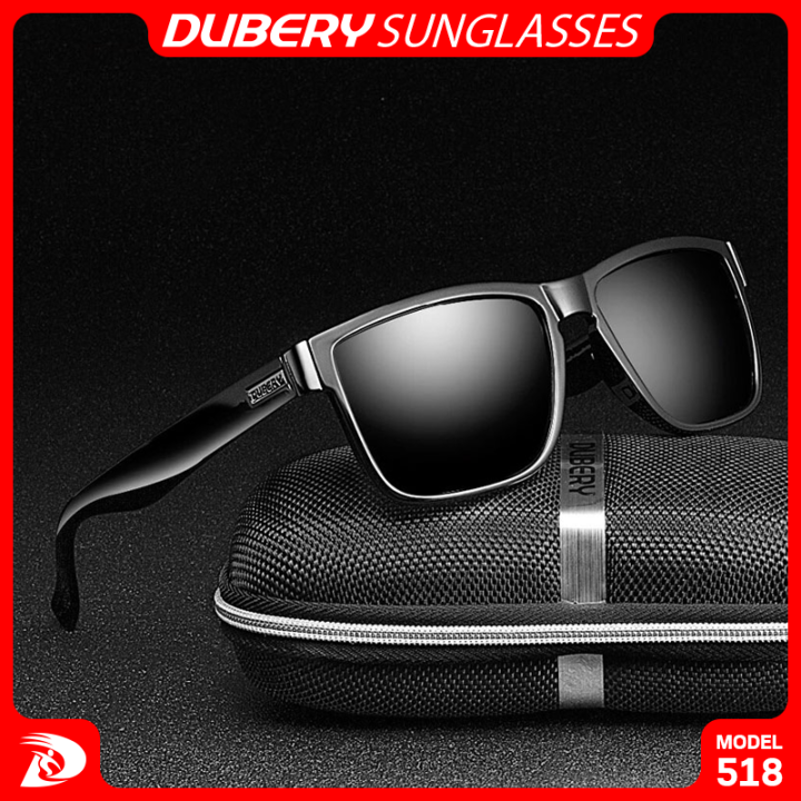 DUBERY HD Polarized Sunglass UV400 Protected With Anti-Reflective Inner Coating Mirror Shaded Fashion Sunglass Suitable For Travel, Sports & Outdoors - D518