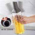 Flip Top Olive Oil Dispenser DIY Labeling Kitchenware Leakproof Condiment Container Glass Bottle Large Capacity Auto Flip Bottle for Cooking Dressing Making Home Kitchen Professional Chef Salad.