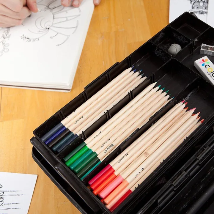 Colore%2060%20Colors%20Colored%20Pencils%20Set%20Wooden%20Drawing%20Painting%20Pens%20Art%20Supplies%20-%20multicolour%20-%20Image%205