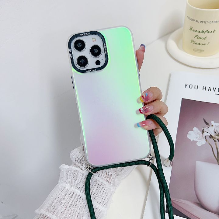 Crossbody%20Necklace%20Lanyard%20Aurora%20laser%20phone%20Case%20For%20OPPO%20Reno%205%20Pro%206%20Pro%207%208%209%2010%20Findx%205%206%20Realme%2011%20Clear%20Shockproof%20Cover%20-%20Image%203