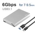 【Fast and Reliable Shipping】 Blueendless 2.5 Inch Aluminum Hdd Case Ssd Hd External Hard Drive Sata to Usb Hard Disk Case Box for 9.5mm 15mm HDD Box. 