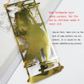 Cartoon Cute Bookmark Metal Material Hollow Out Process Genshin Impact Bookmark School Supplies Stationery. 