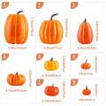 16Pcs Artificial Pumpkins Foam Pumpkins for Kitchen Table Thanksgiving. 